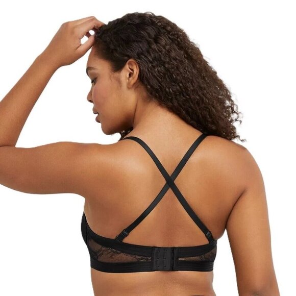 Maidenform Self Expressions Size 38D Multiway Extreme Lift Black Underwire Bra - Picture 6 of 9